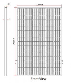 108 Mono Perc Cell Half